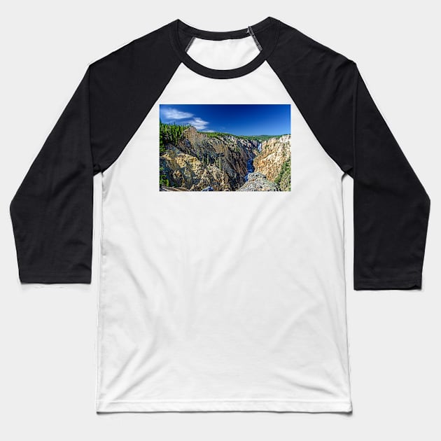 An Inspirational Point Of View, Yellowstone NP Baseball T-Shirt by BrianPShaw